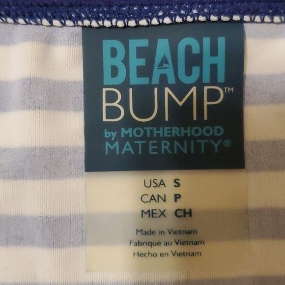 Beach Bump 2 piece tankini maternity swimsuit size Small - Picture 8 of 8